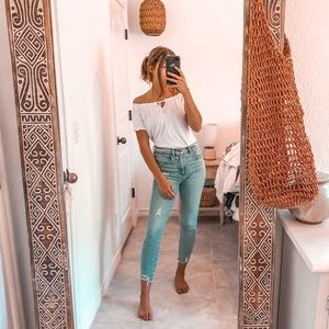 Off the shoulder top